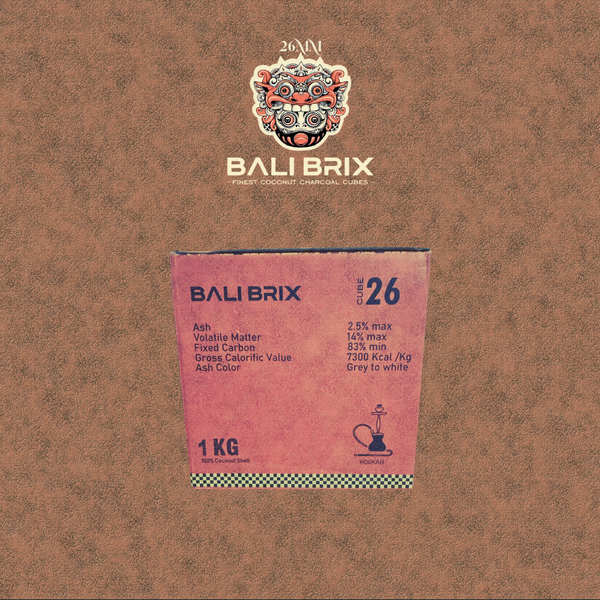 Bali Brix™️ - Finest Coconut Charcoal Cubes (26mm)