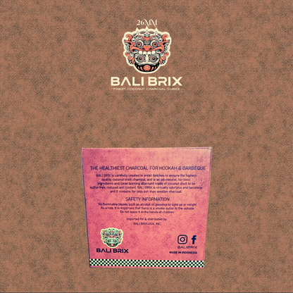 Bali Brix™️ - Finest Coconut Charcoal Cubes (26mm)