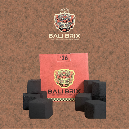 Bali Brix™️ - Finest Coconut Charcoal Cubes (26mm)
